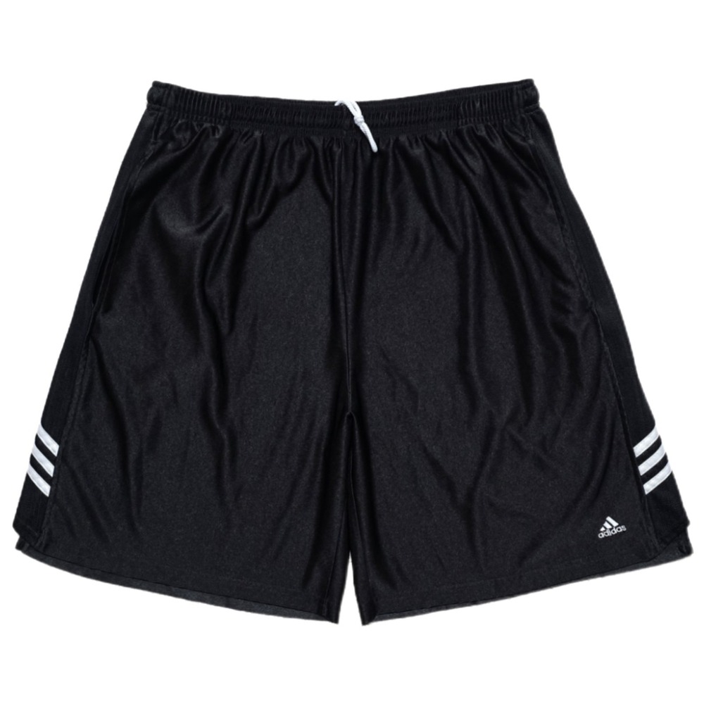 Vintage 90s Adidas Silky Dazzle Basketball Shorts Mens Large 32 Black 3 Stripe